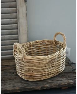 Ovale Rotan Mand Met Hengsels, IB Laursen -Kortingswinkel voor woondecoratie ovale rotan mand met hengsels ib laursen 2