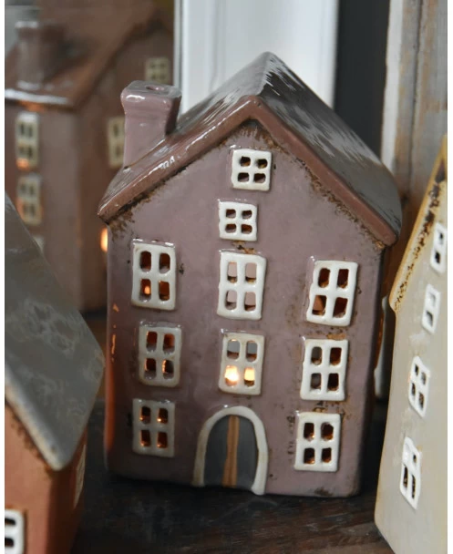 Pastel Lila Theelicht Huis Met Open Ramen Nyhavn, IB Laursen 7 Pastel Lila Theelicht Huis Met Open Ramen Nyhavn, IB Laursen - Afbeelding 5