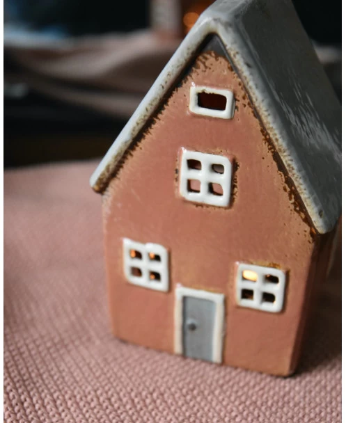 Pastel Perzik Kleurig Theelicht Huisje Nyhavn, IB Laursen 10 Pastel Perzik Kleurig Theelicht Huisje Nyhavn, IB Laursen - Afbeelding 8