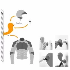 Helmhouder Of Gekleurde Wandhanger, 6 Stuks - Crazy Head Van Myyour 19 Helmhouder Of Gekleurde Wandhanger, 6 Stuks - Crazy Head Van Myyour -Kortingswinkel voor woondecoratie portacasco o appendiabiti da parete colorato 6 pezzi crazy head by myyour 12