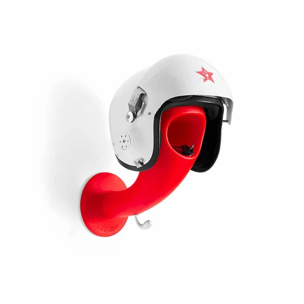 Helmhouder Of Gekleurde Wandhanger, 6 Stuks - Crazy Head Van Myyour 4 Helmhouder Of Gekleurde Wandhanger, 6 Stuks - Crazy Head Van Myyour - Afbeelding 2