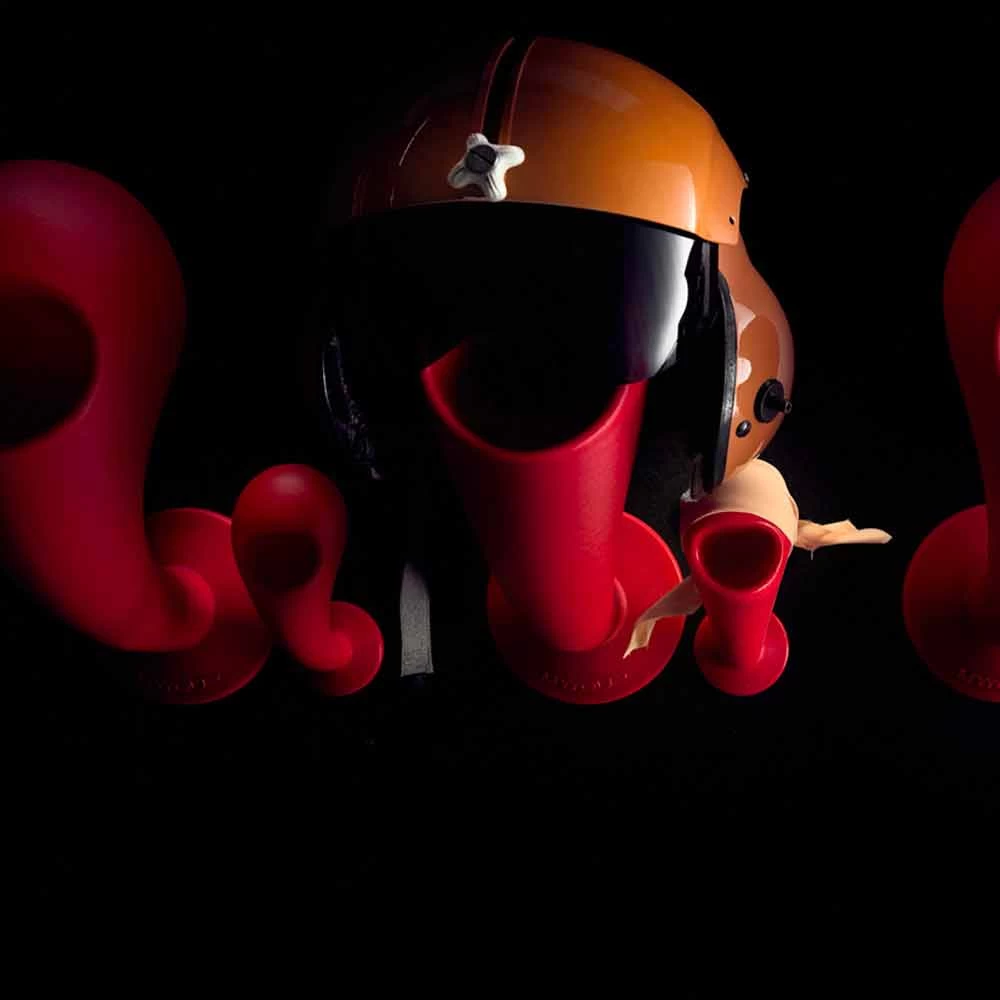 Helmhouder Of Gekleurde Wandhanger, 6 Stuks - Crazy Head Van Myyour 5 Helmhouder Of Gekleurde Wandhanger, 6 Stuks - Crazy Head Van Myyour - Afbeelding 3