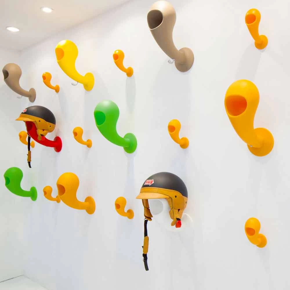 Helmhouder Of Gekleurde Wandhanger, 6 Stuks - Crazy Head Van Myyour 7 Helmhouder Of Gekleurde Wandhanger, 6 Stuks - Crazy Head Van Myyour - Afbeelding 5