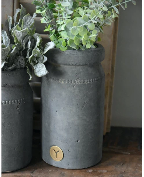 Pot Aardewerk Majestic Grijs Met Sierrandje En Kraag L, Brynxz 9 Pot Aardewerk Majestic Grijs Met Sierrandje En Kraag L, Brynxz - Afbeelding 7