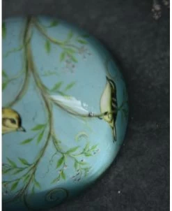 Presse Papier Met Vogels Op Tak In Pastel Blauw -Kortingswinkel voor woondecoratie presse papier met vogels op tak in pastel blauw 5