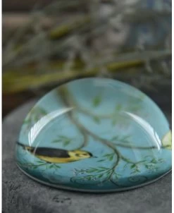 Presse Papier Met Vogels Op Tak In Pastel Blauw -Kortingswinkel voor woondecoratie presse papier met vogels op tak in pastel blauw 6