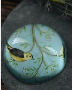 Presse Papier Met Vogels Op Tak In Pastel Blauw -Kortingswinkel voor woondecoratie presse papier met vogels op tak in pastel blauw 7