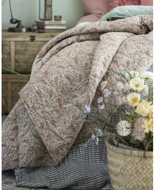 Quilt 'summer Paisley', IB Laursen 4 Quilt 'summer Paisley', IB Laursen - Afbeelding 2