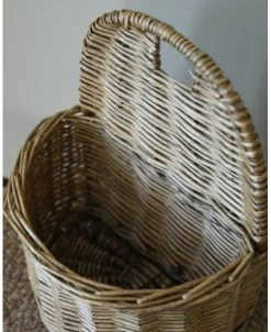 Rieten Wand Mand Half Rond, IB Laursen -Kortingswinkel voor woondecoratie rieten wand mand half rond ib laursen 3