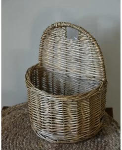 Rieten Wand Mand Half Rond, IB Laursen -Kortingswinkel voor woondecoratie rieten wand mand half rond ib laursen 5