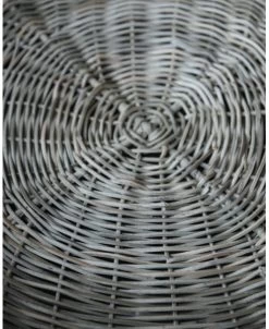 Rond Grijzig Rotan Dienblad Met Hengsels, IB Laursen -Kortingswinkel voor woondecoratie rond grijzig rotan dienblad met hengsels ib laursen 1 5