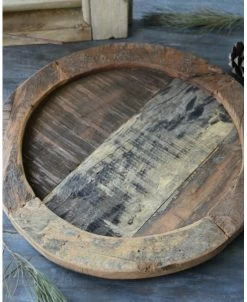 Ronde Oud Houten Plateau, IB Laursen 11 Ronde Oud Houten Plateau, IB Laursen -Kortingswinkel voor woondecoratie ronde oud houten plateau unique ib laursen 3