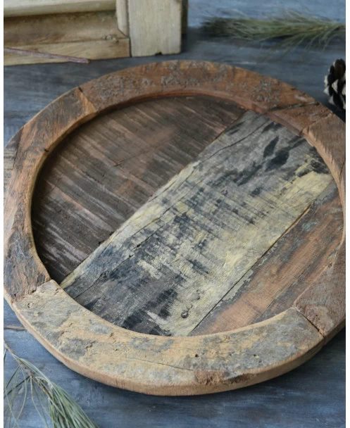 Ronde Oud Houten Plateau, IB Laursen 6 Ronde Oud Houten Plateau, IB Laursen - Afbeelding 4