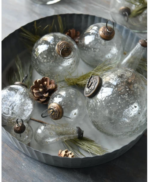 Ronde Zinken Schaal Met Hoge Schulp Rand, IB Laursen 7 Ronde Zinken Schaal Met Hoge Schulp Rand, IB Laursen - Afbeelding 5