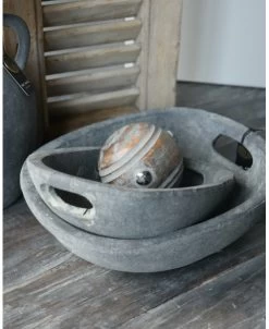 Set Ovale Handgemaakte Schalen Majestic Grijs, Brynxz 13 Set Ovale Handgemaakte Schalen Majestic Grijs, Brynxz -Kortingswinkel voor woondecoratie set ovale handgemaakte schalen majestic grijs brynxz 3