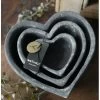Set Van 3 Hart Schaaltjes Majestic Brynxz -Kortingswinkel voor woondecoratie set van 3 hart schaaltjes majestic brynxz