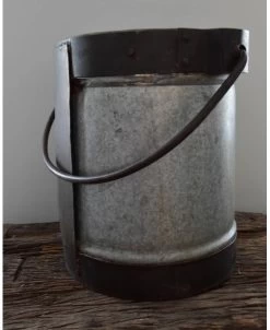 Stoere Zinken Emmer Met Hengsel -Kortingswinkel voor woondecoratie stoere zinken emmer met hengsel 2