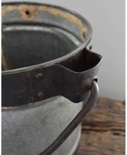 Stoere Zinken Emmer Met Hengsel -Kortingswinkel voor woondecoratie stoere zinken emmer met hengsel 3