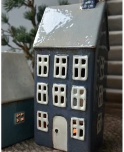 Theelicht Huisje Met Open Ramen En Schoorsteen Nyhavn, IB Laursen