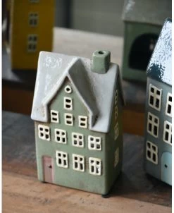 Theelicht Huisje Nyhavn Pastel Groen, IB Laursen