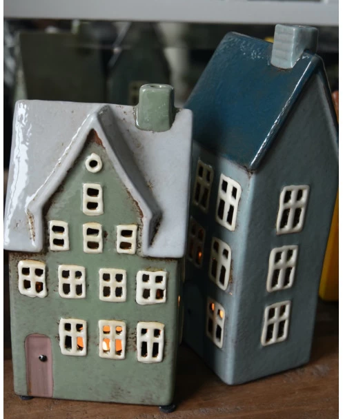 Theelicht Huisje Nyhavn Pastel Groen, IB Laursen 8 Theelicht Huisje Nyhavn Pastel Groen, IB Laursen - Afbeelding 6