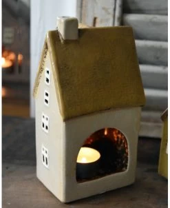 Theelicht Huisjes Nyhavn Pastel Zand, IB Laursen -Kortingswinkel voor woondecoratie theelicht huisjes nyhavn pastel zand ib laursen 3