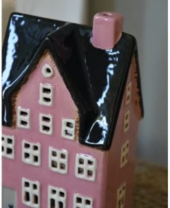 Theelicht Pakhuis Nyhavn Roze Met Zwart Dak, IB Laursen -Kortingswinkel voor woondecoratie theelicht pakhuis nyhavn roze met zwart dak ib laursen 2