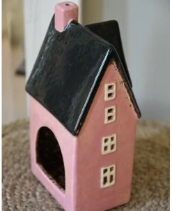 Theelicht Pakhuis Nyhavn Roze Met Zwart Dak, IB Laursen -Kortingswinkel voor woondecoratie theelicht pakhuis nyhavn roze met zwart dak ib laursen 4