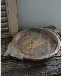 Uniek Houten Chapati Met Oren