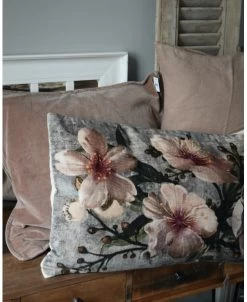 Velours Kussenhoes 'Burned Rose', IB Laursen -Kortingswinkel voor woondecoratie velours kussenhoes burned rose ib laursen 2