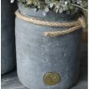 Vintage Grijze Pot Met Dik Touw Klein, Brynxz -Kortingswinkel voor woondecoratie vintage grijze pot met dik touw klein brynxz