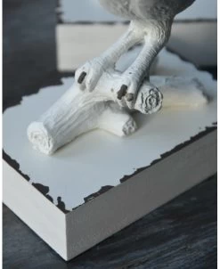 Vogel Boekensteun Antiek Wit, Set Van Twee -Kortingswinkel voor woondecoratie vogel boekensteun antiek wit set van twee 6