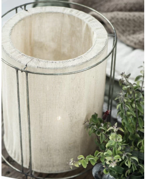 Windlicht Met Doek Naturel Middel, IB Laursen 6 Windlicht Met Doek Naturel Middel, IB Laursen - Afbeelding 4