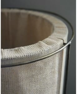 Windlicht Met Dubbel Doek Naturel En Metalen Frame Groot, IB Laursen -Kortingswinkel voor woondecoratie windlicht met dubbel doek naturel en metalen frame groot ib laursen 2