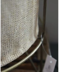 Windlicht Met Dubbel Doek Naturel En Metalen Frame Groot, IB Laursen -Kortingswinkel voor woondecoratie windlicht met dubbel doek naturel en metalen frame groot ib laursen 6