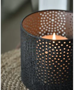 Windlicht Van Metaal Met Ronde Gaatjes Cirkel Patroon -Kortingswinkel voor woondecoratie windlicht van metaal met ronde gaatjes cirkel patroon 5