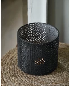 Windlicht Van Metaal Met Ronde Gaatjes Cirkel Patroon -Kortingswinkel voor woondecoratie windlicht van metaal met ronde gaatjes cirkel patroon 6