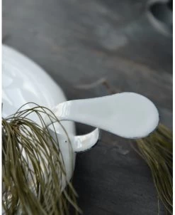 Wit Emaille Kandelaar Met Oor, IB Laursen -Kortingswinkel voor woondecoratie wit emaille kandelaar met oor ib laursen 5