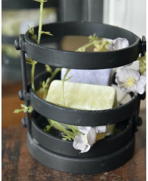 Zwarte Metalen Houder Met Amber Blokjes Lavendel En Jasmijn 9 Zwarte Metalen Houder Met Amber Blokjes Lavendel En Jasmijn - Afbeelding 7