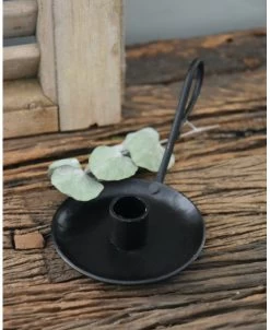 Zwarte Metalen Kandelaar Met Oor, IB Laursen -Kortingswinkel voor woondecoratie zwarte metalen kandelaar met oor ib laursen 3